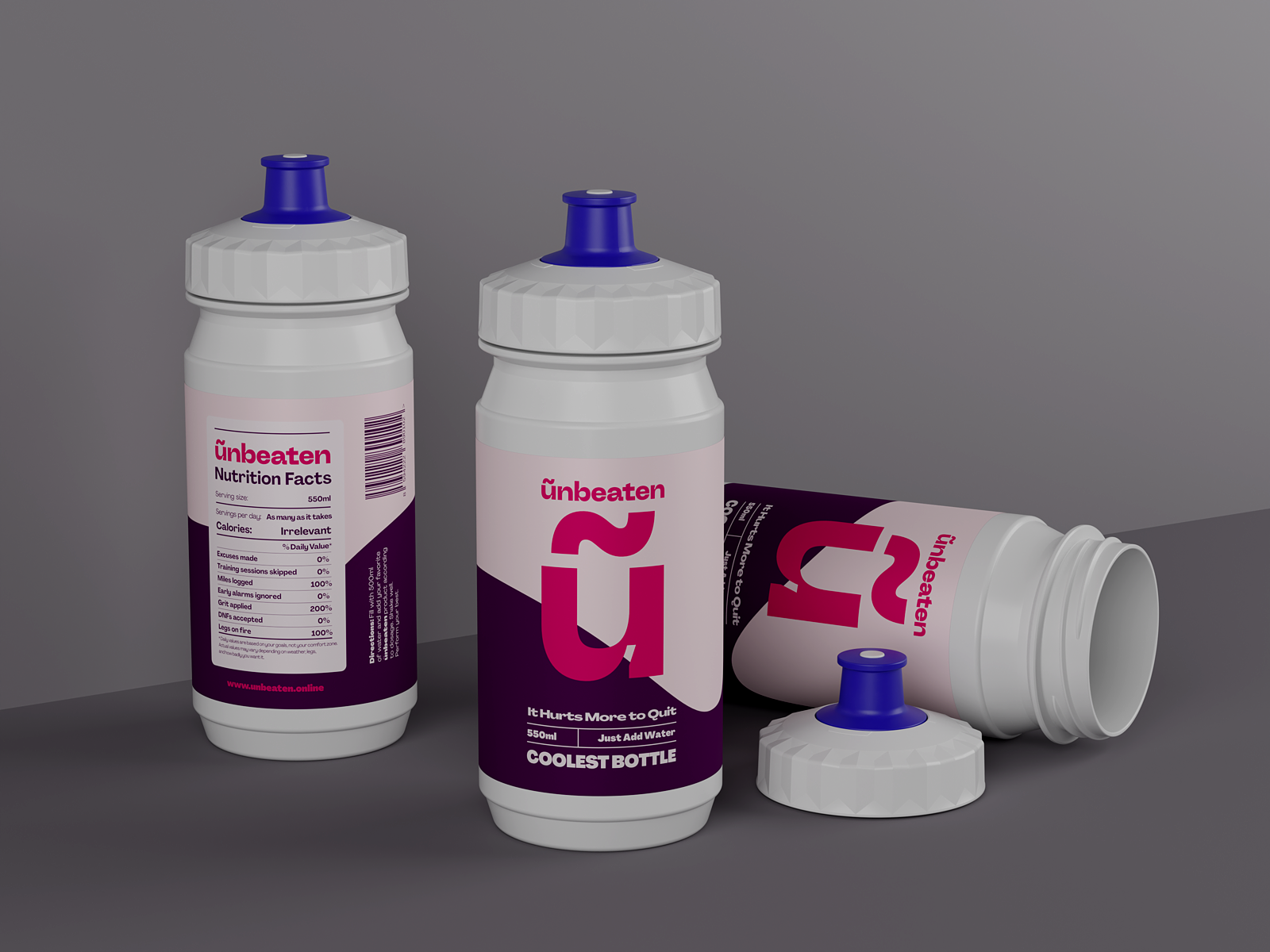 ũnbeaten bidon 550ml