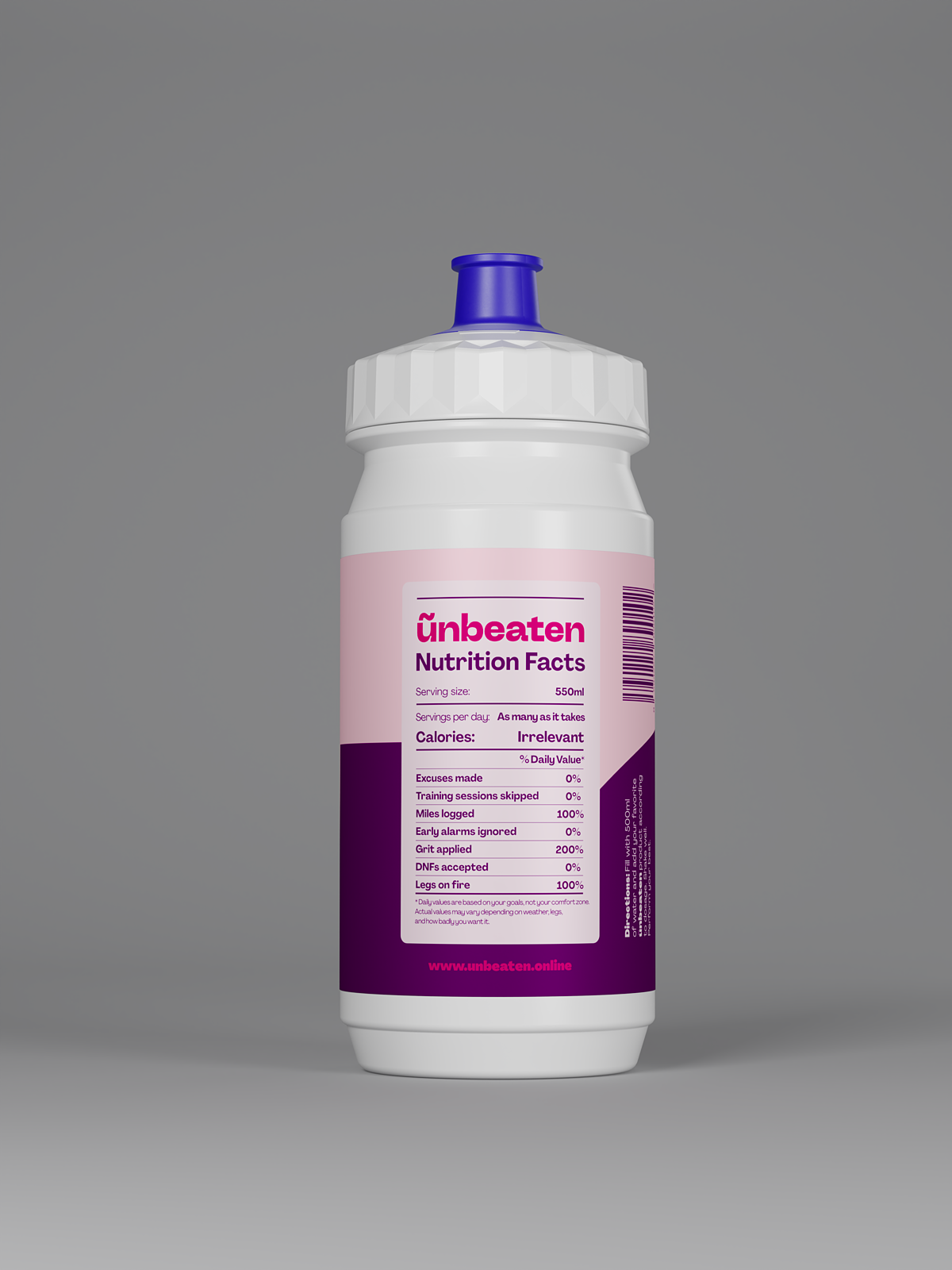 ũnbeaten bidon 550ml